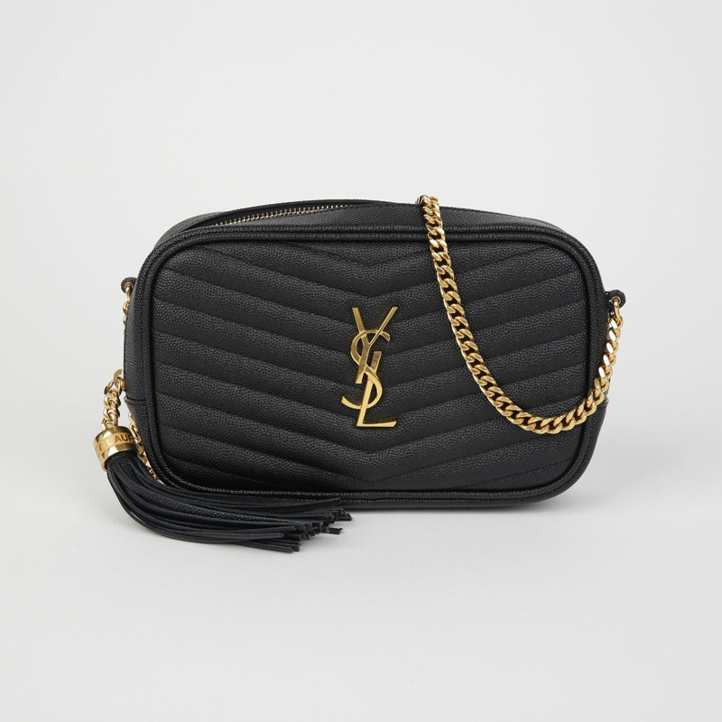 SAINT LAURENT 612579 Rue 迷你鏈條單肩斜背包-1