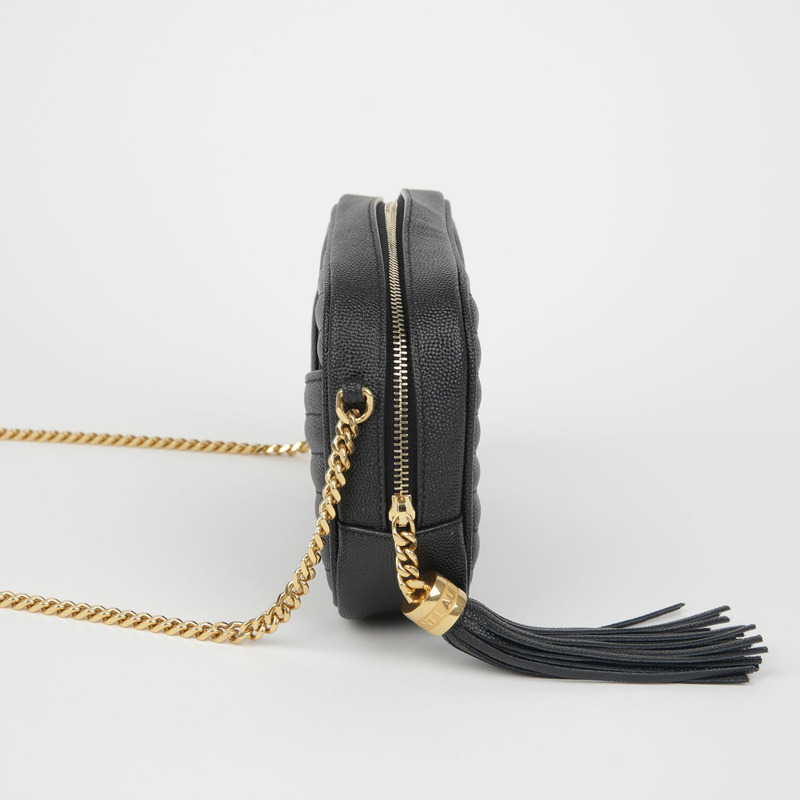 SAINT LAURENT 612579 Rue 迷你鏈條單肩斜背包-4