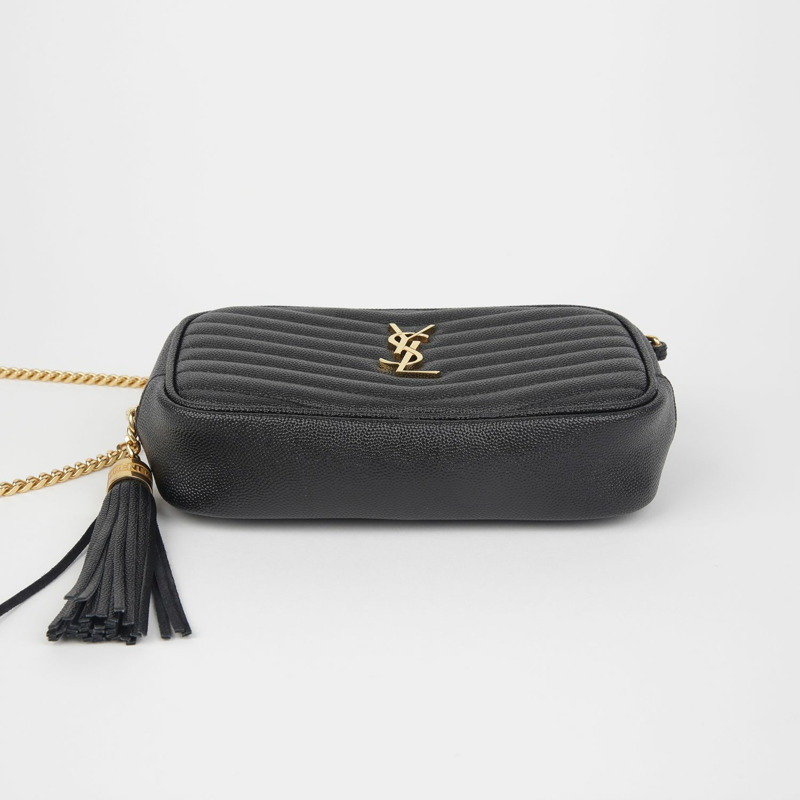 SAINT LAURENT 612579 Rue 迷你鏈條單肩斜背包-5