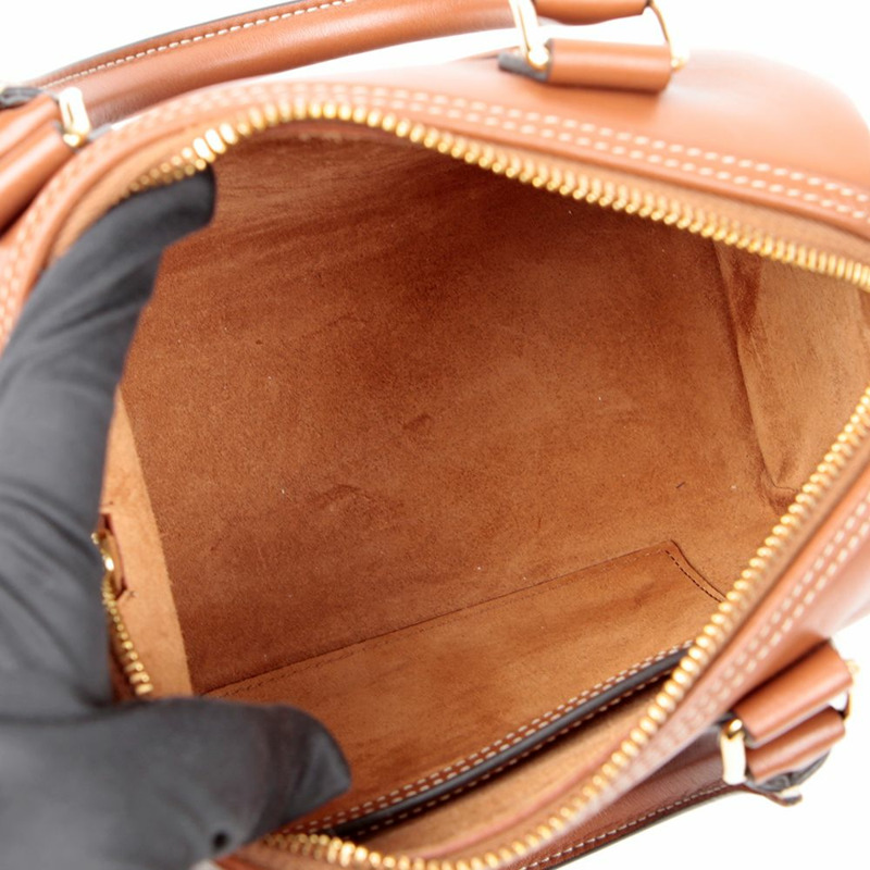 【包稅】CELINE 197583DU3 Quiro Triope Boston 小號手提單肩包-10