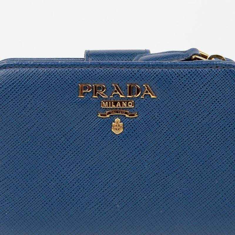 PRADA 1ML018 金屬標誌錢包-1