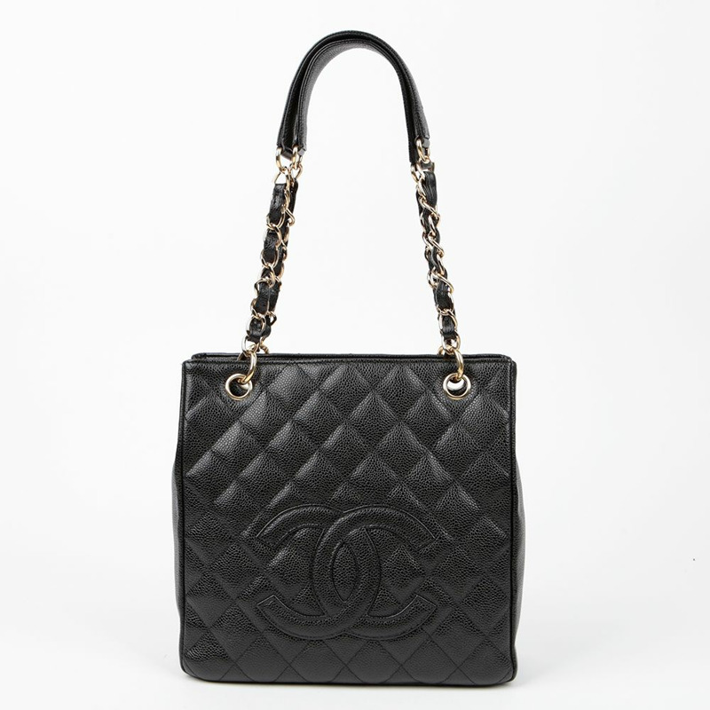 CHANEL Caviar Skin Shopping 小號肩背包 A20994-1