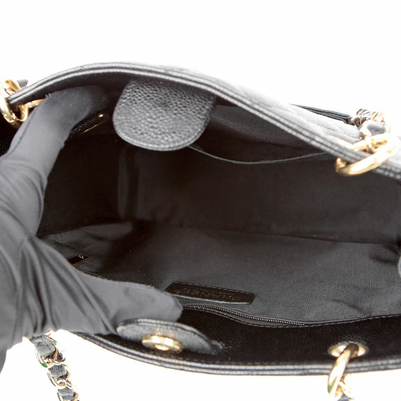 CHANEL Caviar Skin Shopping 小號肩背包 A20994-7