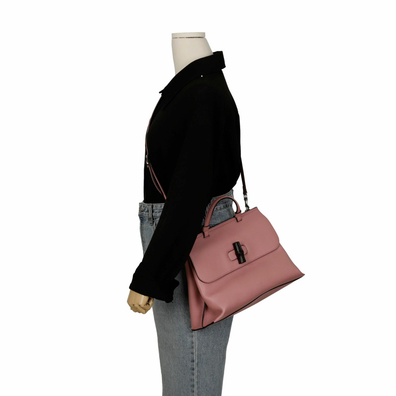 GUCCI 竹製頂部提把托特單肩包 392013-12