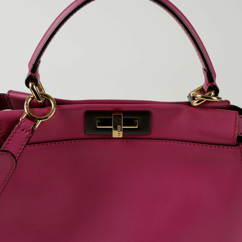 FENDI 常規款 Peekaboo 托特單肩包 8BN290-1