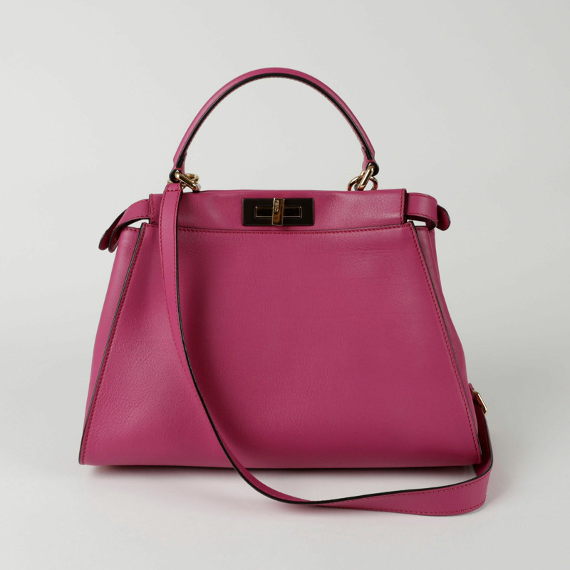 FENDI 常規款 Peekaboo 托特單肩包 8BN290-4