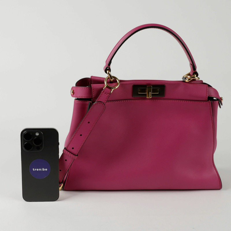 FENDI 常規款 Peekaboo 托特單肩包 8BN290-8