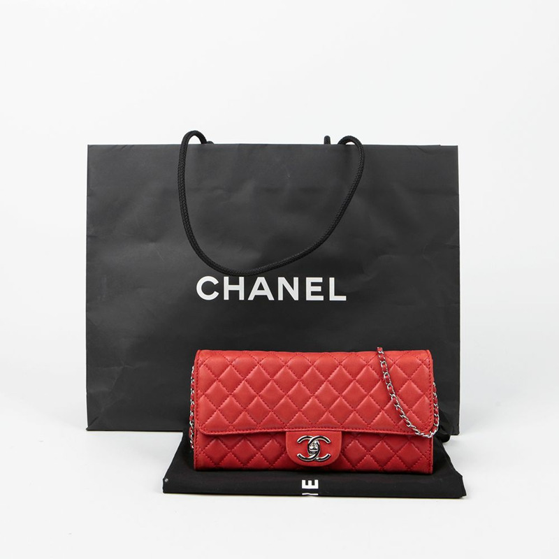 CHANEL CC 標誌翻蓋 WOC 單肩包-0