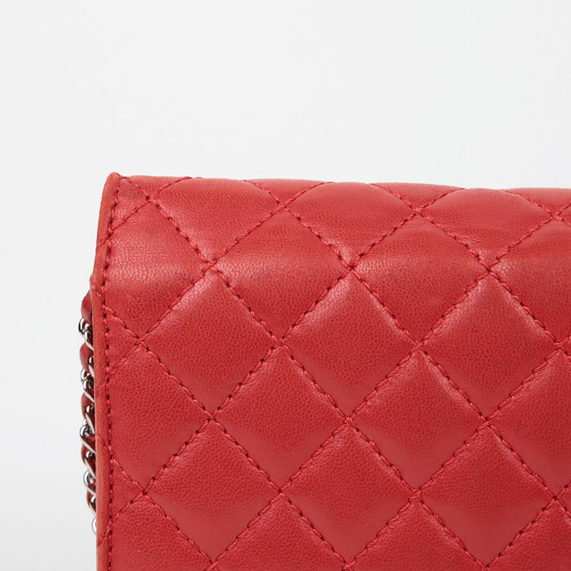 CHANEL CC 標誌翻蓋 WOC 單肩包-5