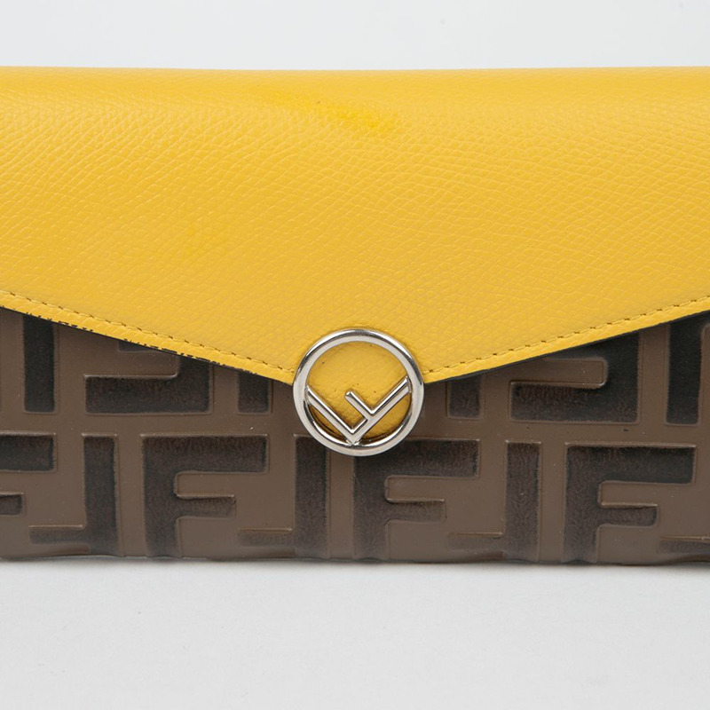 FENDI 8M0251 翻蓋長版皮夾-2