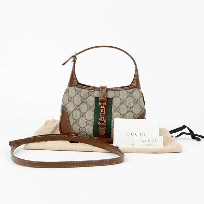 【包稅】GUCCI Jackie 1961 迷你肩斜背包 637092-0