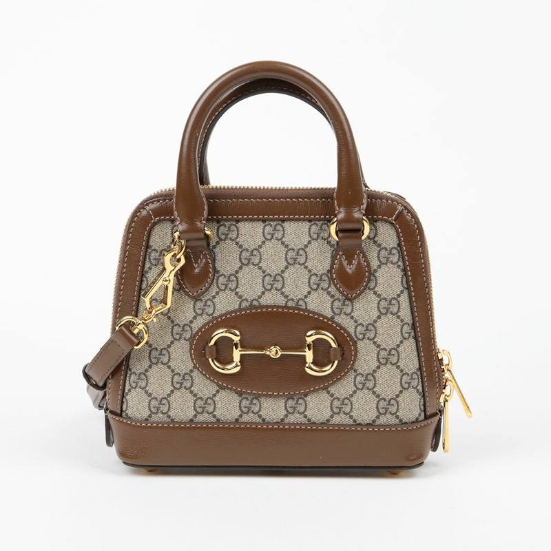 GUCCI 640716 Horsebit 1955 迷你頂部提手托特單肩包-0