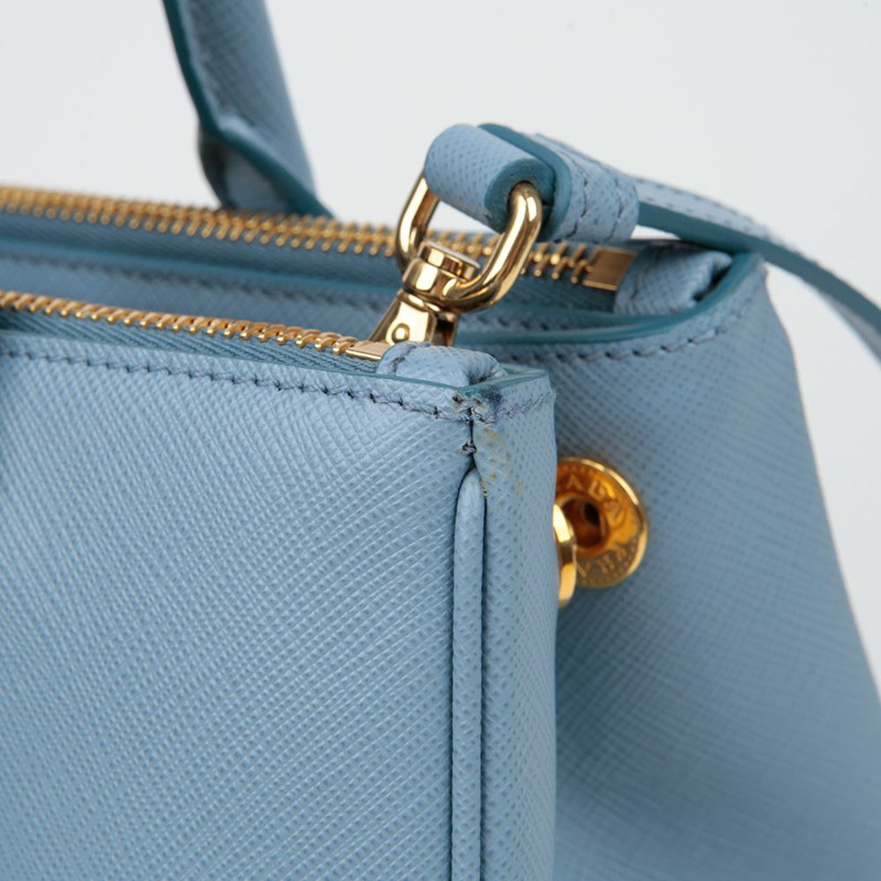 【包稅】PRADA 1BA863 奢華中型手提單肩包-4