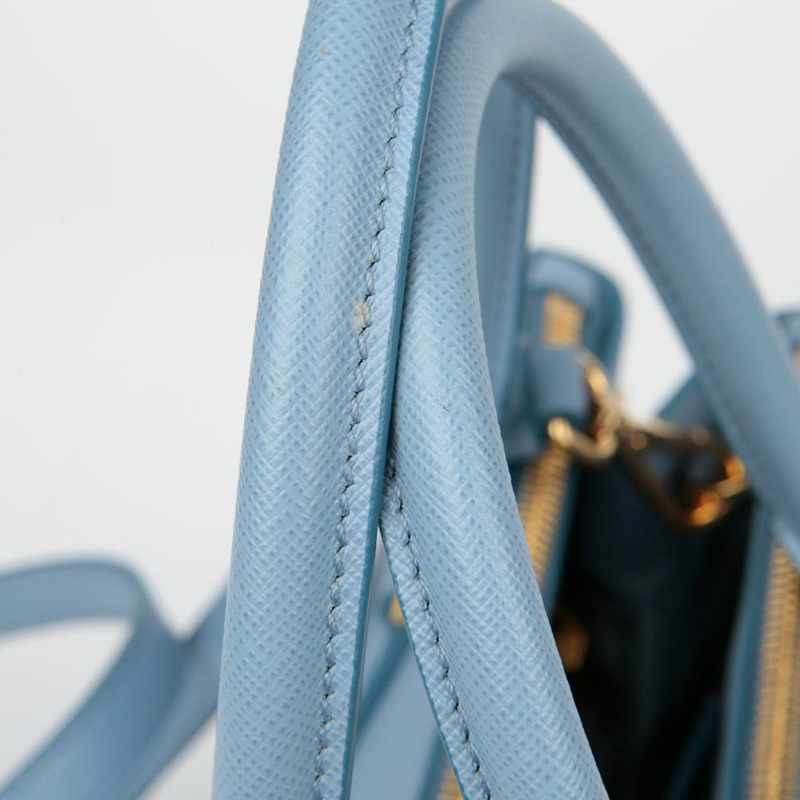 【包稅】PRADA 1BA863 奢華中型手提單肩包-9