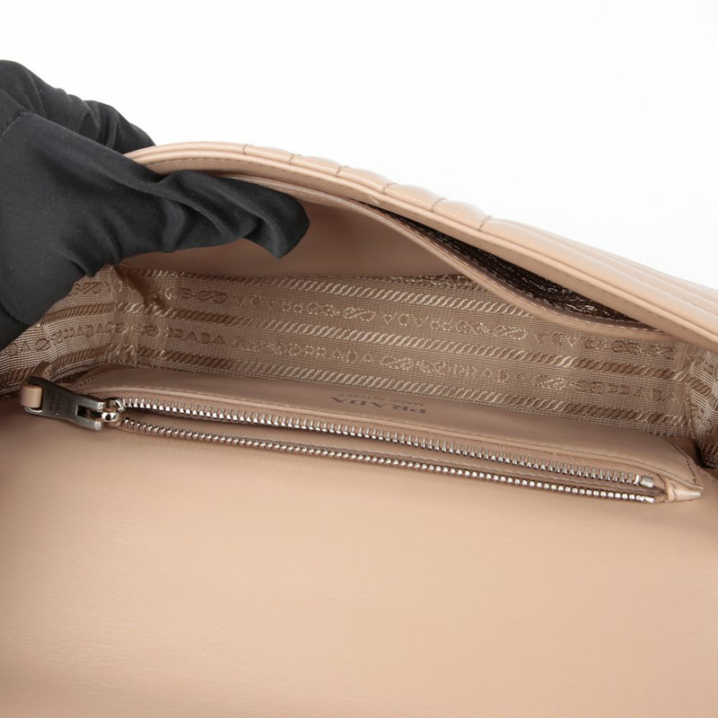 【包稅】PRADA 1BD108 鏈條單肩斜背包-9