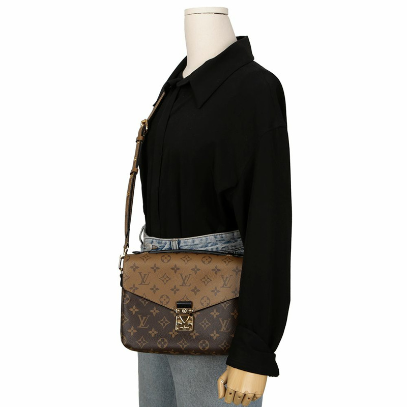 LOUIS VUITTON M41465 Reverse Pochette Metis 托特單肩包-11