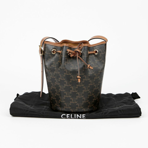 CELINE 抽繩小號水桶單肩包 191142BZJ