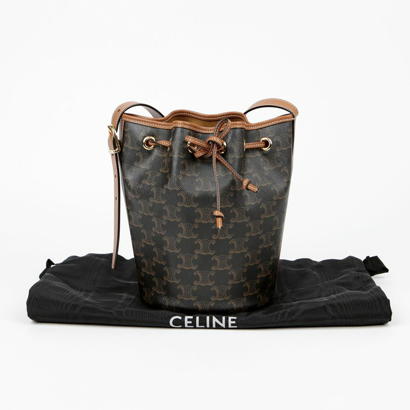 CELINE 抽繩小號水桶單肩包 191142BZJ-0