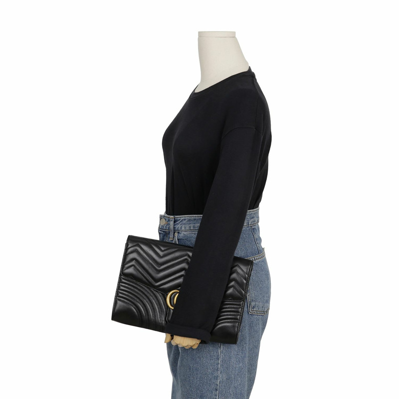 【包稅】GUCCI 498079 GG Marmont 手拿包-14