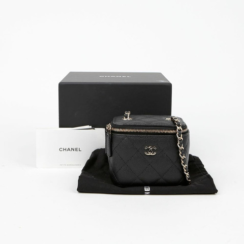CHANEL Caviar Skin Vanity 迷你斜背包 AP1340