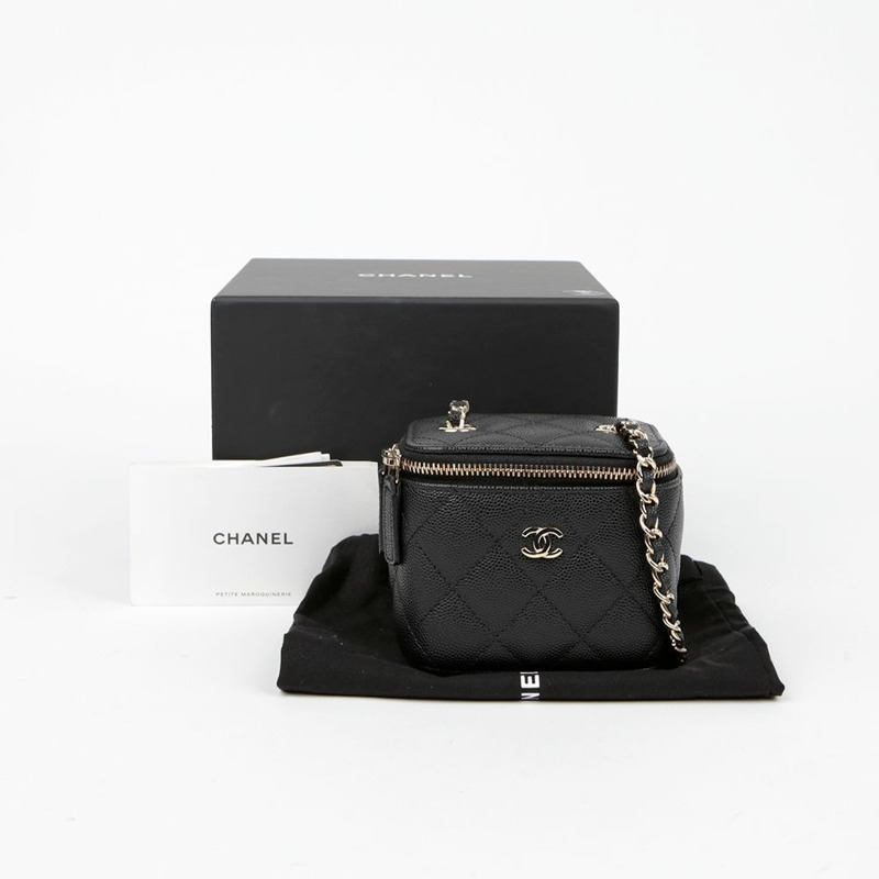 CHANEL Caviar Skin Vanity 迷你斜背包 AP1340-0