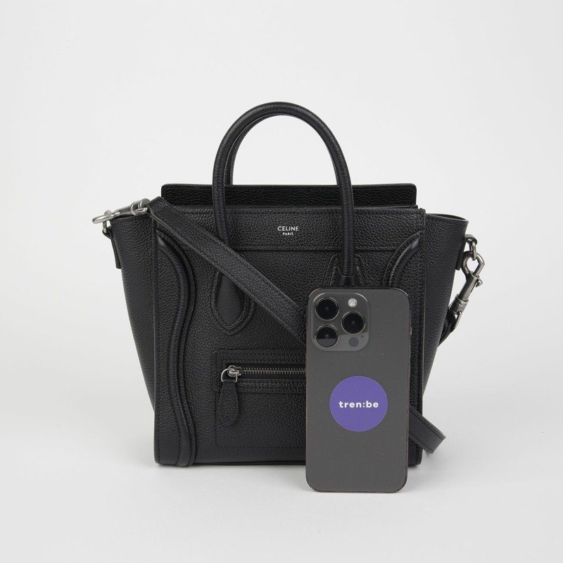 CELINE 189243DRU Luggage Nano 托特單肩包-5
