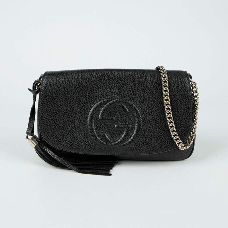 GUCCI Soho 流蘇單肩斜背包 536224-1