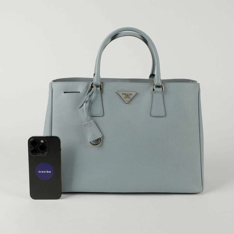 PRADA BN1844 三角形標誌手提包-11