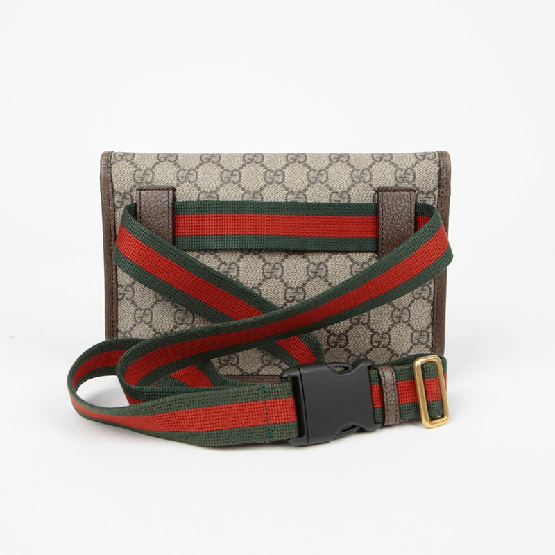 【包稅】GUCCI 493930 全新復古腰包-3