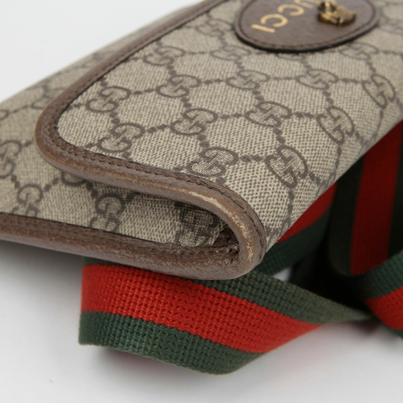 【包稅】GUCCI 493930 全新復古腰包-5
