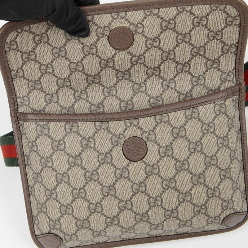 【包稅】GUCCI 493930 全新復古腰包-9