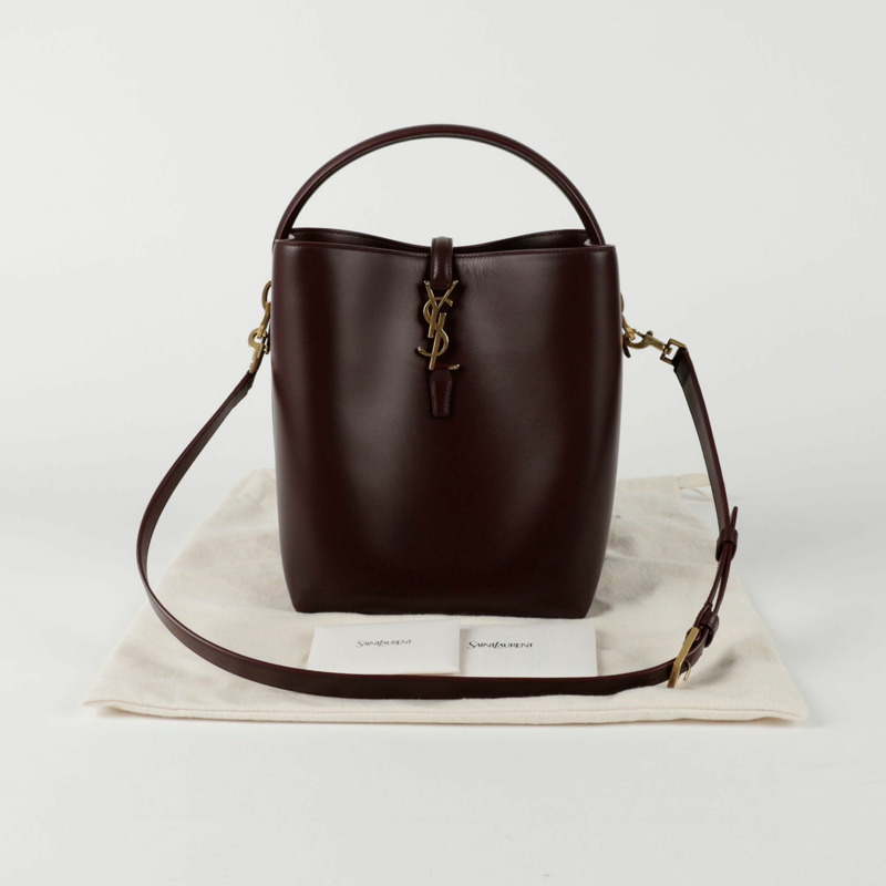 【包稅】SAINT LAURENT 742828 LE 37 水桶手提單肩包-0