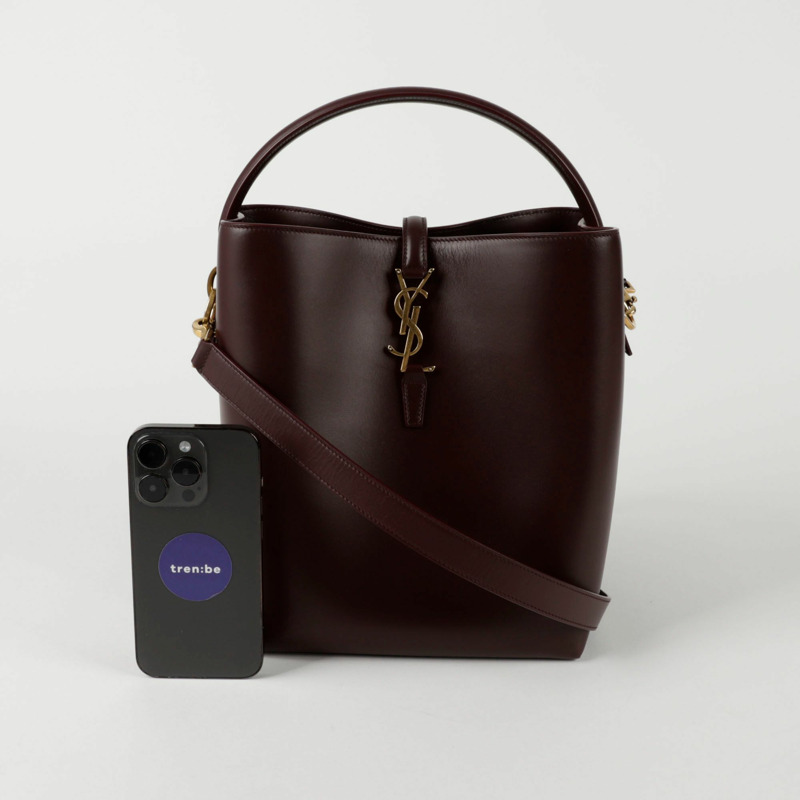 【包稅】SAINT LAURENT 742828 LE 37 水桶手提單肩包-10