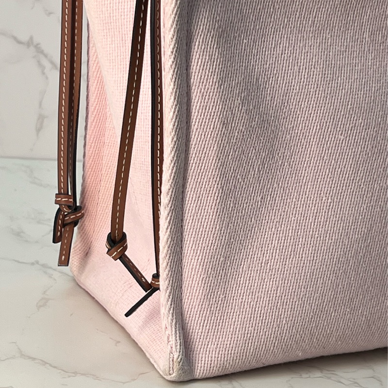 💗香緹國際精品💗 LOEWE 帆布托特包 粉色-5