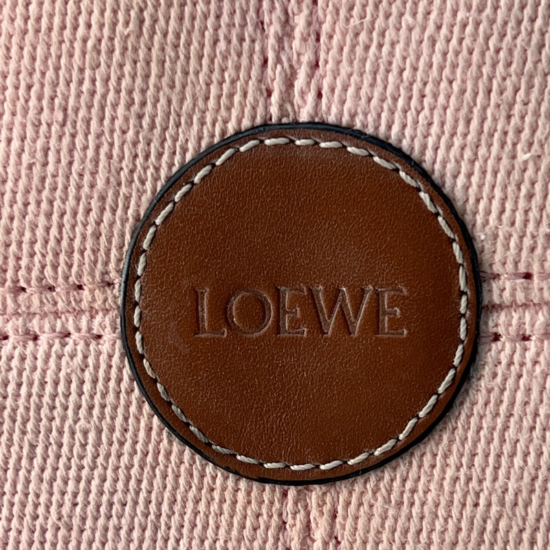 💗香緹國際精品💗 LOEWE 帆布托特包 粉色-8