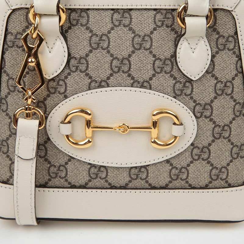 GUCCI Horsebit 1955 迷你頂部提把托特單肩包 640716-2