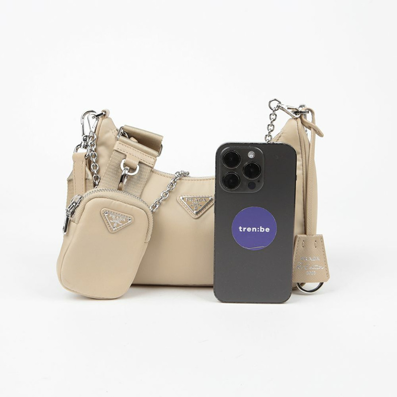 【包稅】PRADA 1BH204 復刻版多功能單肩斜背包-9