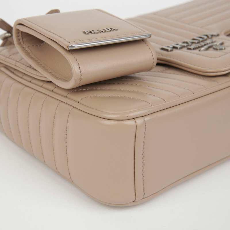 【包稅】PRADA 1BD108 鏈條單肩斜背包-6