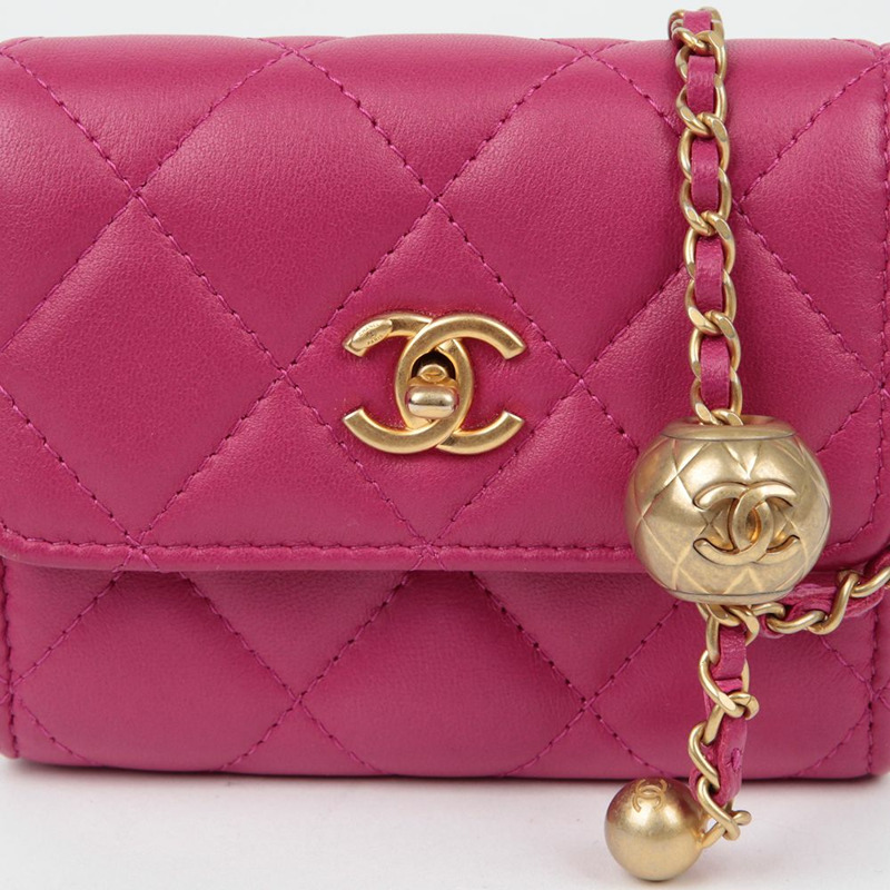 CHANEL AP2704 金色球鏈單肩包-2