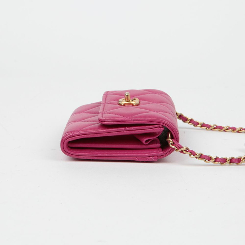 CHANEL AP2704 金色球鏈單肩包-4