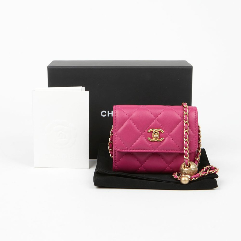 【包稅】CHANEL AP2704 金色珠鍊單肩包-0