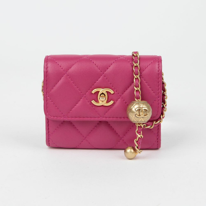 【包稅】CHANEL AP2704 金色珠鍊單肩包-1