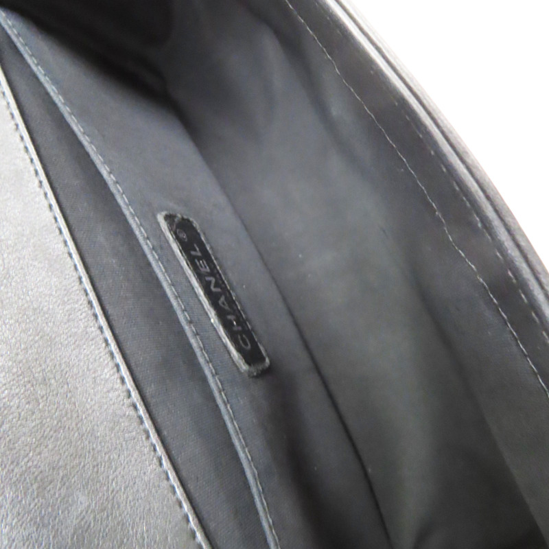 黑色牛皮 Boy 25 鍊帶 肩背包【CHANEL 香奈兒】 A67086-4