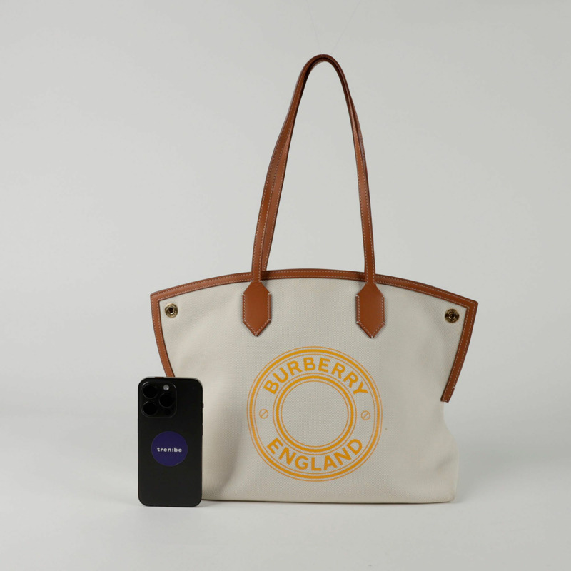 BURBERRY Society 托特肩背包-13