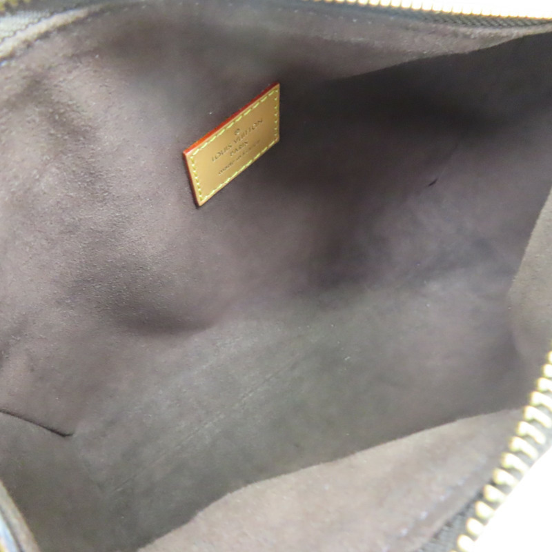 棕色 原花 PVC塗層帆布 Side Trunk MM 肩背包【LOUIS VUITTON LV 路易威登】 M46358-4