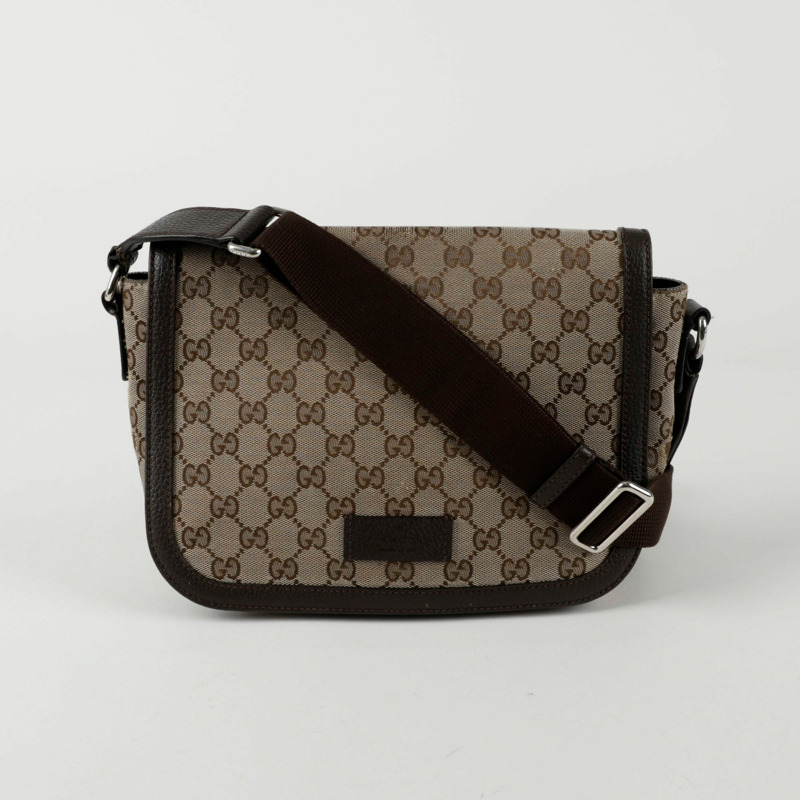 GUCCI 449172 GG 郵差肩斜背包-0