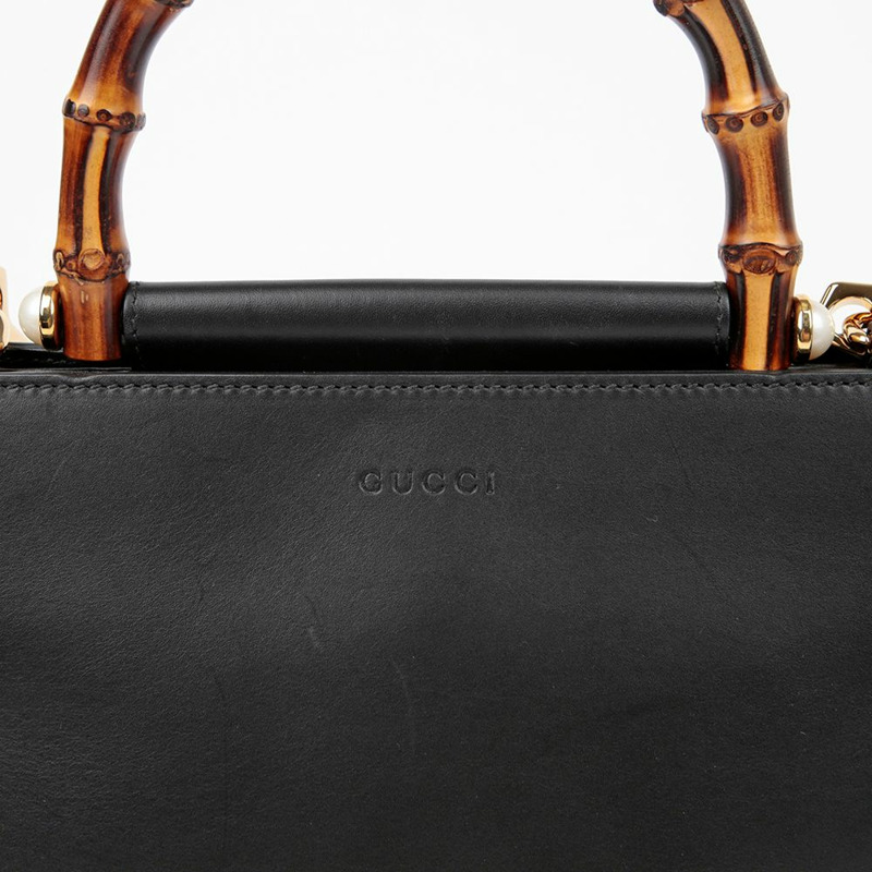 GUCCI 竹製頂部提把托特單肩包 459076-2