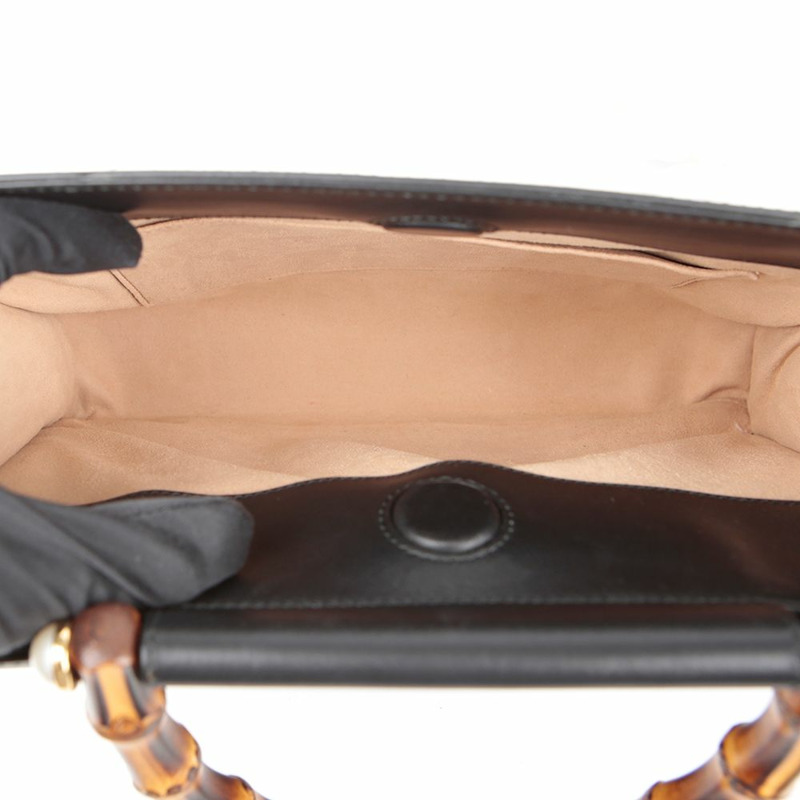 GUCCI 竹製頂部提把托特單肩包 459076-9