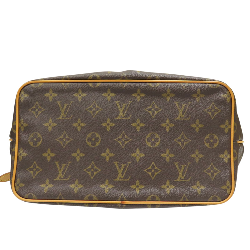 棕色 原花 帆布 Polermo PM 兩用包【LOUIS VUITTON LV 路易威登】 M40145-3