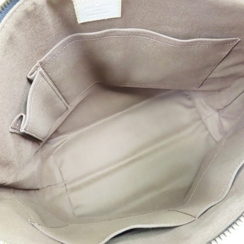 棕色 原花 帆布 Polermo PM 兩用包【LOUIS VUITTON LV 路易威登】 M40145-4